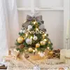 Árbol de Navidad mini de escritorio estilo coreano Árbol de Navidad Set de decoraciones navideñas árbol de Navidad