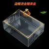 Directo de Fábrica borde dorado mascota transparente caja de dulces regalo caja de dulces regalo multi-especificación tamaño