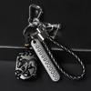 Atacado Obsidian Zodiac Chaveiro Pingente Masculino e Feminino Produtos Automotivos Anti-perdido Chaveiro Jóias Criativas