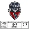 Yaxiu Nuevo Parche Bordado NFL Parche de Tela Deportiva Máscara de Fútbol Americano Parche Bordado para Ropa Bolsa Parche Parche