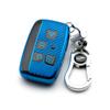 Funda de silicona y fibra de carbono para llave de Land Rover Aurora, Range Rover Sport, Star Vein, Discovery 4, Discovery Shenxing.
