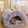 Nuevo nido portátil para mascotas con costuras, perrera cálida portátil para otoño e invierno, nido de gato de felpa a prueba de humedad, nido para mascotas transfronterizo