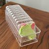 Caja de Almacenamiento de Ropa para Muñecas de Algodón Barbie Transparente Portátil Pequeña Caja de Almacenamiento para Faldas Caja de Almacenamiento para Muñecas BJD