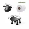 Portarrollos de Papel Higiénico con Forma de Oveja Linda, Adorable Dispensador de Pañuelos para Baño, Estante Decorativo de Almacenamiento para el Hogar, Divertido Accesorio de Granja