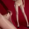 Suministro Exclusivo Transfronterizo de Medias Sexy con Brillo de Aceite, Pantimedias Brillantes de Alta Elasticidad de 912 Agujas, Medias Anti- enganches, Tallas Grandes