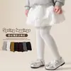 Nuevas Medias Brillantes de Estilo Coreano para Primavera y Otoño para Niños, Leggings Finos Lindos y Versátiles para Niñas Pequeñas y Niños Pequeños al por Mayor