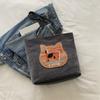 Mochila para Gatos Biscuit Otoño 2024 Nuevo Estilo Universitario Bolso Tote Corea del Sur Mochila de Gran Capacidad Moderna