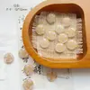 Série rosa contas de vidro tcheco doméstico sino de pássaro pena feito à mão folhas ouro pulseira diy acessórios de material