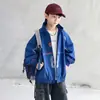 Ropa de Abrigo de Otoño para Niños 2026 Nuevo Estilo para Niños Medianos y Mayores Estilo Primavera y Otoño Chaqueta Guapo para Niño con Cuello Alto Estilo Motocicleta de Otoño Moderna