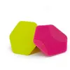 Cepillo Hexagonal de Silicona para Limpieza Facial, Cepillo Facial de Masaje Portátil para Limpieza de Poros, Cepillo Limpiador de Silicona de Cerdas Suaves para Eliminación de Puntos Negros