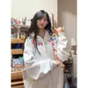 Sudadera con Capucha de Diseño de Nicho para Mujer 2025 Otoño e Invierno Nueva Holgada de Terciopelo Engrosada Chaqueta Cardigan con Cremallera para Pareja