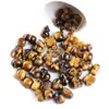 Jingdian Jewelry Piezas Talladas de Piedra Ojo de Tigre Amarillo Natural, Serie de Color Melard Accesorios para Pulsera Colgante de Calabaza, Suministro al por Mayor