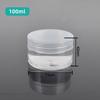 150ml Garrafa de Plástico Transparente de Boca Larga Fabricante Ponto Alimentar Pote Selado Pet Chá Perfumado Biscoito Embalagem Pote de Plástico