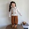 Conjunto de Otoño para Niñas 2025 Nuevo Otoño para Niños Estilo Coreano Moda Casual Conjunto de Dos Piezas Bebé Primavera y Otoño Elegante