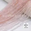 Cuentas de diamante de cristal cuentas puntiagudas de unos 2,5 mm cuentas de diamante joyería para el cabello material para abalorios accesorios para zapatos doble punta fabricantes al por mayor
