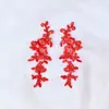 Nuevo Vestido de Novia Flor Blanca Hueso de Carro Encaje Floral Encaje Floral Accesorios Hecho a Mano DIY Joyería Tocado Parche de Flor