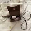 Bolsa de Mão Quadrada Pequena Casual de Verão 2026 Retro Tendência Grande Capacidade Cor Sólida Bolsa de Ombro Transversal Nova Moda