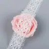 [Spot] Encaje geométrico elástico de 4 cm, moda 2021, encaje de boda hueco francés, venta al por mayor