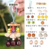 Kit de Materiales para Colgante Sonajero de Cáscara de Fruta Natural DIY, Colgante de Bolsa de Semillas de Planta Hecho a Mano Estilo Bosque, Carrillón de Viento Curativo