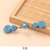Hebilla Cheongsam Alambre Dorado Enrollado Satén Cristal Calabaza Hebilla Botones Dinastía Han China Botones de Ropa Hebilla Decorativa Accesorios