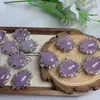Caja mágica de lavanda natural accesorios con agujero caja mágica color medio plateado pulsera collar joyería diy venta al por mayor