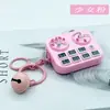 Nuevo Reproductor Grabador Mini Disc Llavero Colgante DJ Regalo Consola de Juegos Musicales Linda Juguete Educativo para Niños
