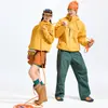 Jaqueta de casal três em um em duas peças, jaqueta de montanhismo à prova de vento e à prova d'água para casais, conjunto de duas peças para atividades ao ar livre, tamanho grande