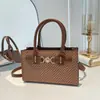 Comercio Exterior 2026 Nueva Moda Rayas Textura de Alta Calidad Simple Gran Capacidad Elegante Versátil Bolso de Hombro Cruzado de Mano