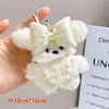 Muñecos para lanzar en bodas, llaveros de peluche, colgantes de muñecos para mochilas de mujer, pequeños regalos promocionales al por mayor