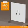 Enchufe de Pared para Electricista Internacional 86 Agujero para Enchufe Interruptor de Pared Panel de Enchufe de Dos o Tres Tomas Una Abierta Doble Simple Oculta Enchufe de Cinco Agujeros