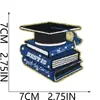 Fornecimento Exclusivo Transfronteiriço de Patches Bordados com Tema de Formatura com Elementos de Basquete e Futebol, Patches Termocolantes para Uniformes de Formatura, Roupas e Decorações de Bolsas