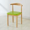 Mesa y silla de comida rápida sencillas al por mayor, silla de esquina de hierro, tienda de té con leche, restaurante, cantina, mesa y silla combinadas