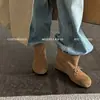Botines de cuero de alta gama, versátiles, estilo dulce con moño, súper suaves, cómodos, modernos, que aumentan la altura y estilizan para otoño e invierno