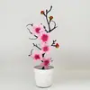 Planta de Maceta de Flor de Invierno Artificial Bonsái Artificial de Flor de Invierno Flor Artificial de Invierno Adorno de Arreglo Floral para Estudio en Casa