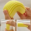 Esponja Absorvente Multifuncional Escova de Limpeza para Lavar Louça na Cozinha Não Danifica a Panela Escova para Lavar Panela Remoção Forte de Manchas Bloco de Esponja para Limpeza de Carro