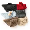 Bufanda Triangular de Cachemir para Mujer 100% Cachemir Puro Otoño e Invierno Color Sólido La Más Fácil de Combinar Moda Casual Bufanda Cálida de Punto