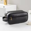 Bolsa de cosméticos portátil Advanced Sense de grande capacidade seca e úmida Armazenamento separado Bolsa À prova d'água para viagens ao ar livre PU Bolsa de higiene masculina