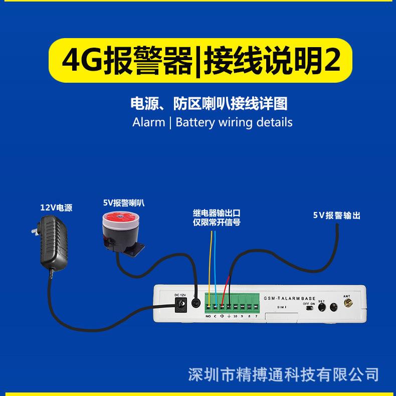 4G家用报警器