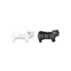 Botões de Resina com Dois Furos em Formato de Gatinho, 15mm, Botões de Simulação de Animal para Camisas, Tricô e Jaquetas, Atacado