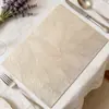 Manteles Individuales Florales Más Vendidos Transfronterizos, Manteles Creativos de PVC Estilo Nórdico con Estampado Dorado, Manteles de Lujo de Gama Alta Impermeables y a Prueba de Aceite