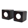Altavoz Pequeño Cuadrado para Computadora 2.0 Mini Subwoofer USB con Cable para Portátil y Escritorio Altavoz para Oficina en Casa