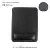 Mouse pad em couro PU com apoio de pulso ergonômico, preenchimento de espuma de memória, base antiderrapante de EVA, apoio de mão para teclado de computador