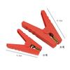 Comércio exterior quente fábrica fornecimento carro bateria carregamento clipe clipe bateria grande cobre puro preto vermelho 130cm clipe crocodilo