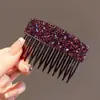 Pinza para el pelo con peine invertido de pedrería exquisita de Dongdaemun para mujer, nuevo estilo 2026, pinza pequeña para flequillo lateral, peine para el pelo, accesorio para el pelo