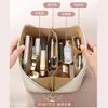 Bolsa de Cosméticos Portátil para Viagem Feminina de Grande Capacidade para Armazenamento e Lavagem Bolsa Organizadora Tipo Almofada Pronta para Venda
