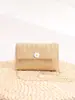 Bolsa Casual de Palha para o Dia a Dia Bolsa Quadrada Pequena Simples 2025 Nova Decoração de Florzinha Margarida Bolsa de Ombro Bolsa Transversal