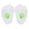Almohadilla de gel bicolor para antepié para tacones altos, antirozaduras, amortiguadora de impactos, media plantilla masajeadora para antepié, suave, autoadhesiva, plantilla de media talla ajustable