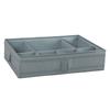 Caja de almacenamiento de ropa interior calzoncillos calcetines artefacto cajón tela sujetador compartimento tres en uno estudiantes de dormitorio
