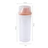 Frasco de plástico sellado para almacenamiento de granos, cocina, alimentos, transparente, apto para aperitivos, productos secos, té.