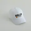 Verano Hola Cara Sonriente Gorra de Béisbol Infantil Gorra con Visera para Niñas de Montañismo de Secado Rápido Transpirable Sombrero de Sol para Bebé Transfronterizo